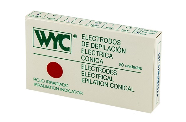 Agujas Depilación Eléctrica WYC Acero Inox. K2 - 0,5 (Caja de 50 uds) - Imagen 3